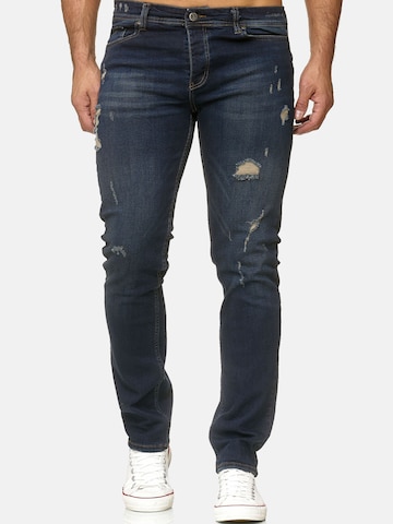 Reslad Slimfit Jeans 'Jeans Destroyed Stretch Denim' in Blau: Vorderseite
