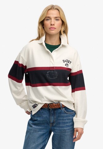 Superdry & Co Poloshirt 'Heritage' in Weiß: Vorderseite