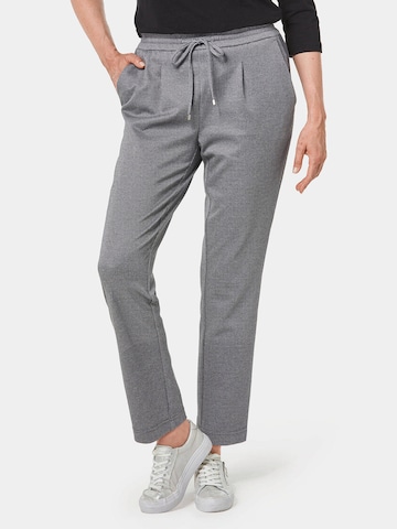 Goldner Slimfit Hose 'Louisa' in Grau: predná strana