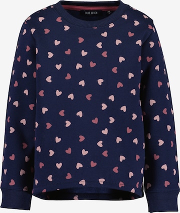 BLUE SEVEN Sweatshirt i blå: forside