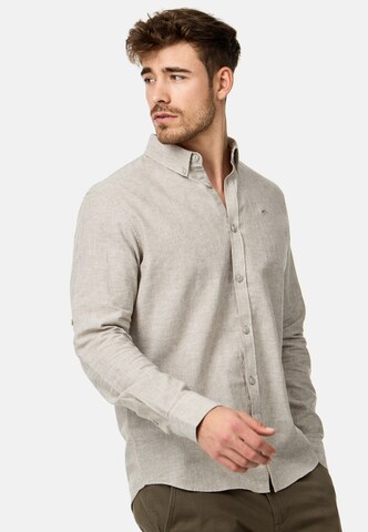 Coupe regular Chemise 'Theon' INDICODE JEANS en vert