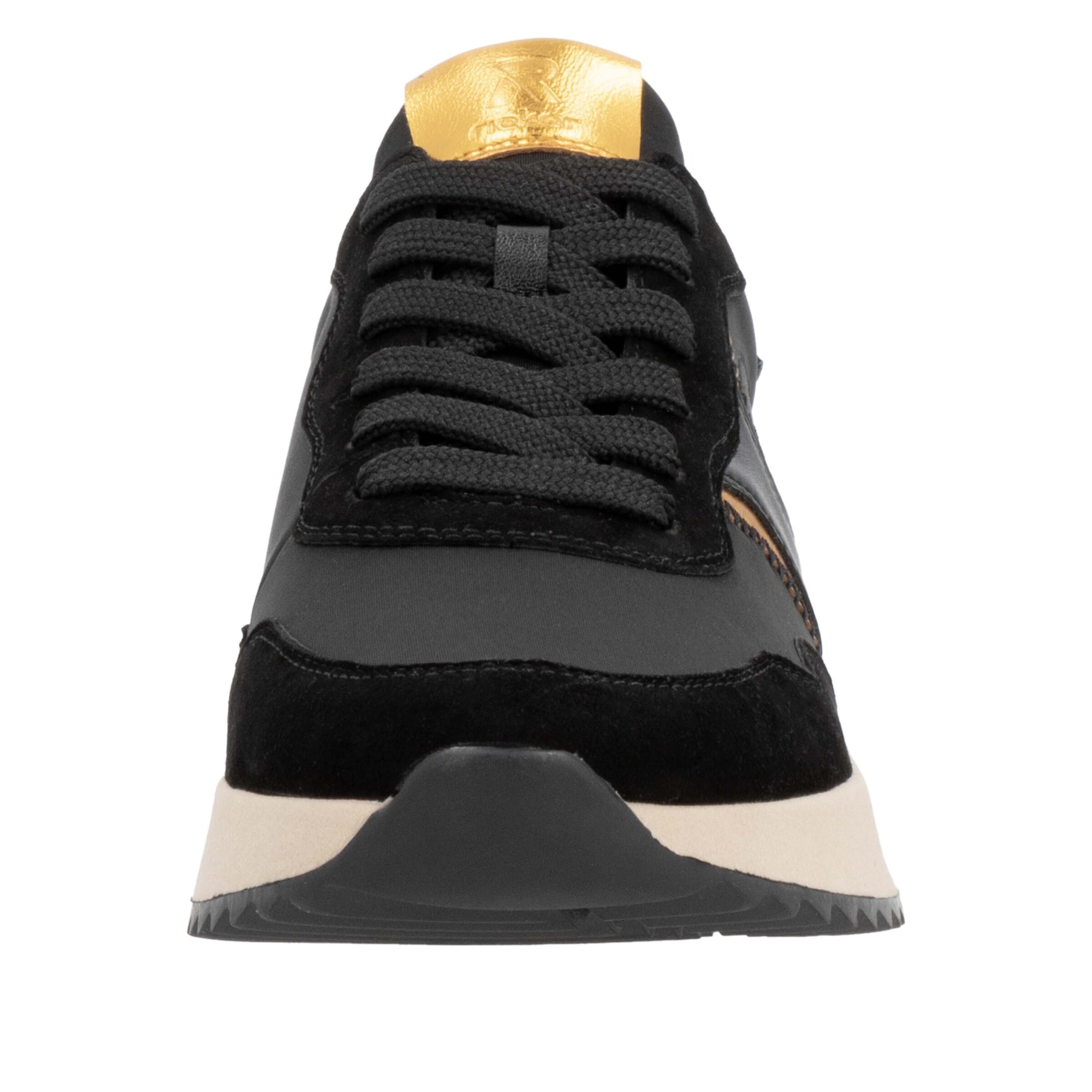 Baskets basses ' W1302 ' Rieker Sport en noir