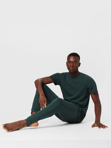 Pyjama long Abercrombie & Fitch en vert