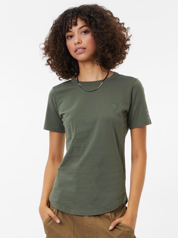 G-Star RAW Shirt 'Mysid' in Groen: voorkant