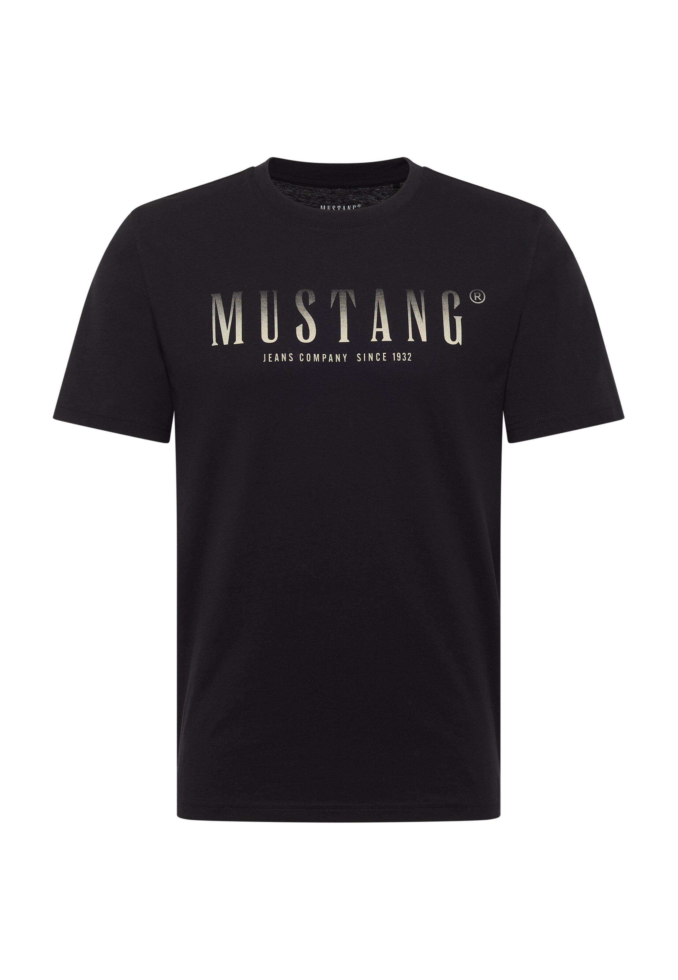 MUSTANG Shirt 'Austin' in Schwarz: Vorderseite