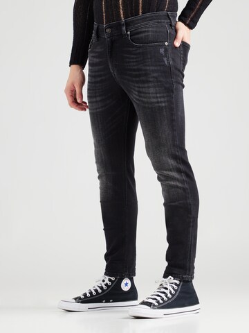 DIESEL Slim fit Jeans '1979 SLEENKER' in Black: front