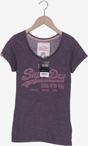 Superdry Top & Shirt in XS in Purple: front