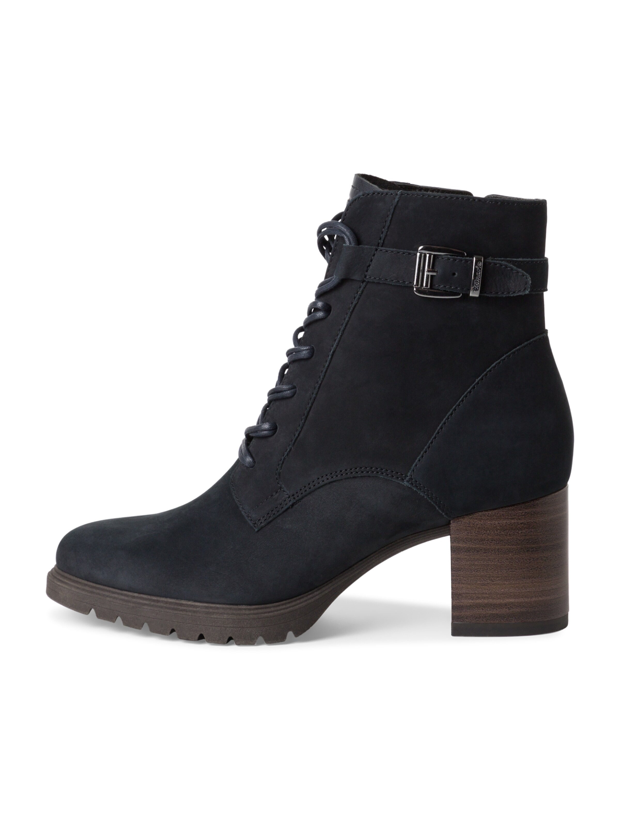 Tamaris Μποτάκι με κορδόνια σε μπλε