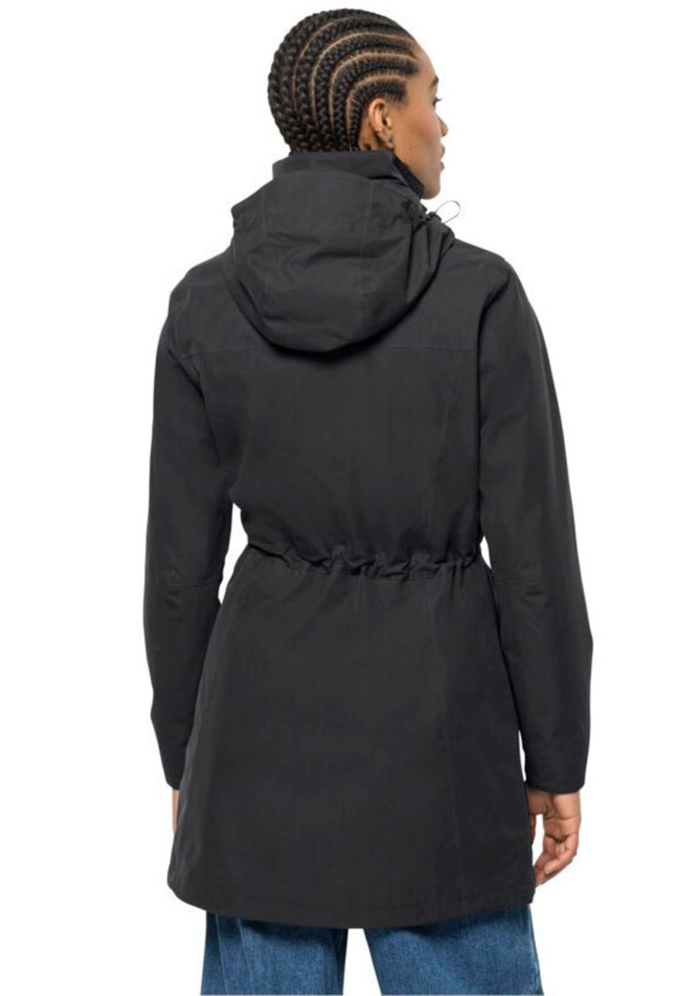 JACK WOLFSKIN Raincoat in Grey