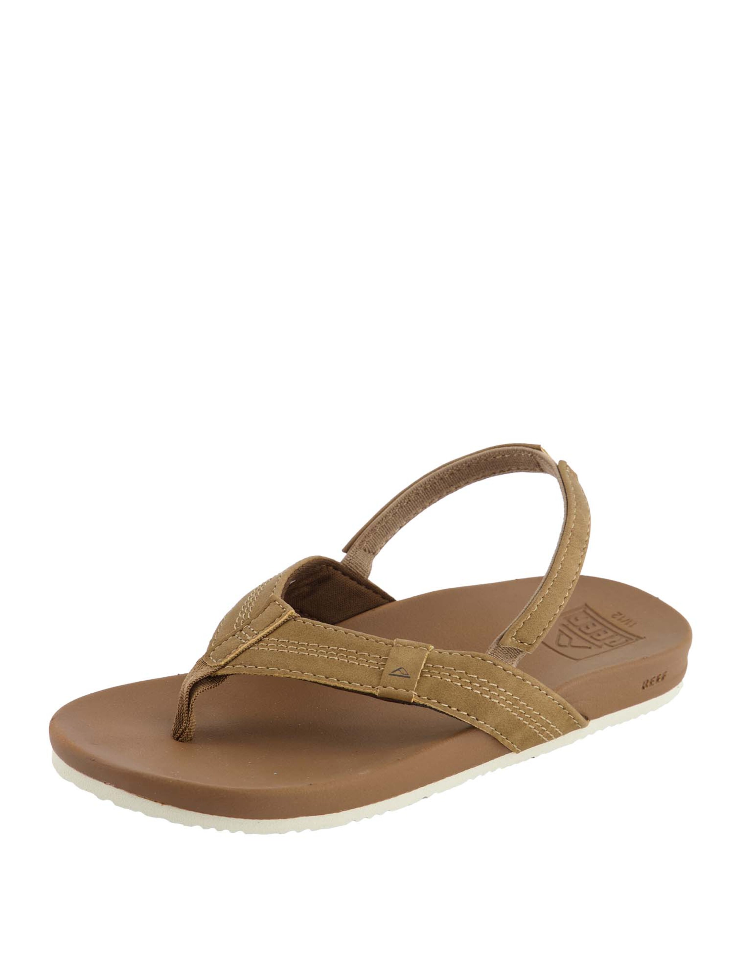 Chaussures ouvertes REEF en marron : devant