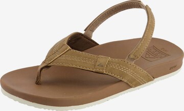 REEF Sandale in Braun: Vorderseite