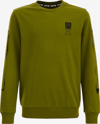 WE Fashion T-Shirt en vert, Vue avec produit