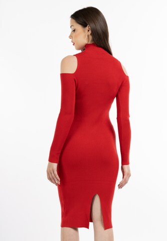 faina Knitted dress 'Tylin' in Red