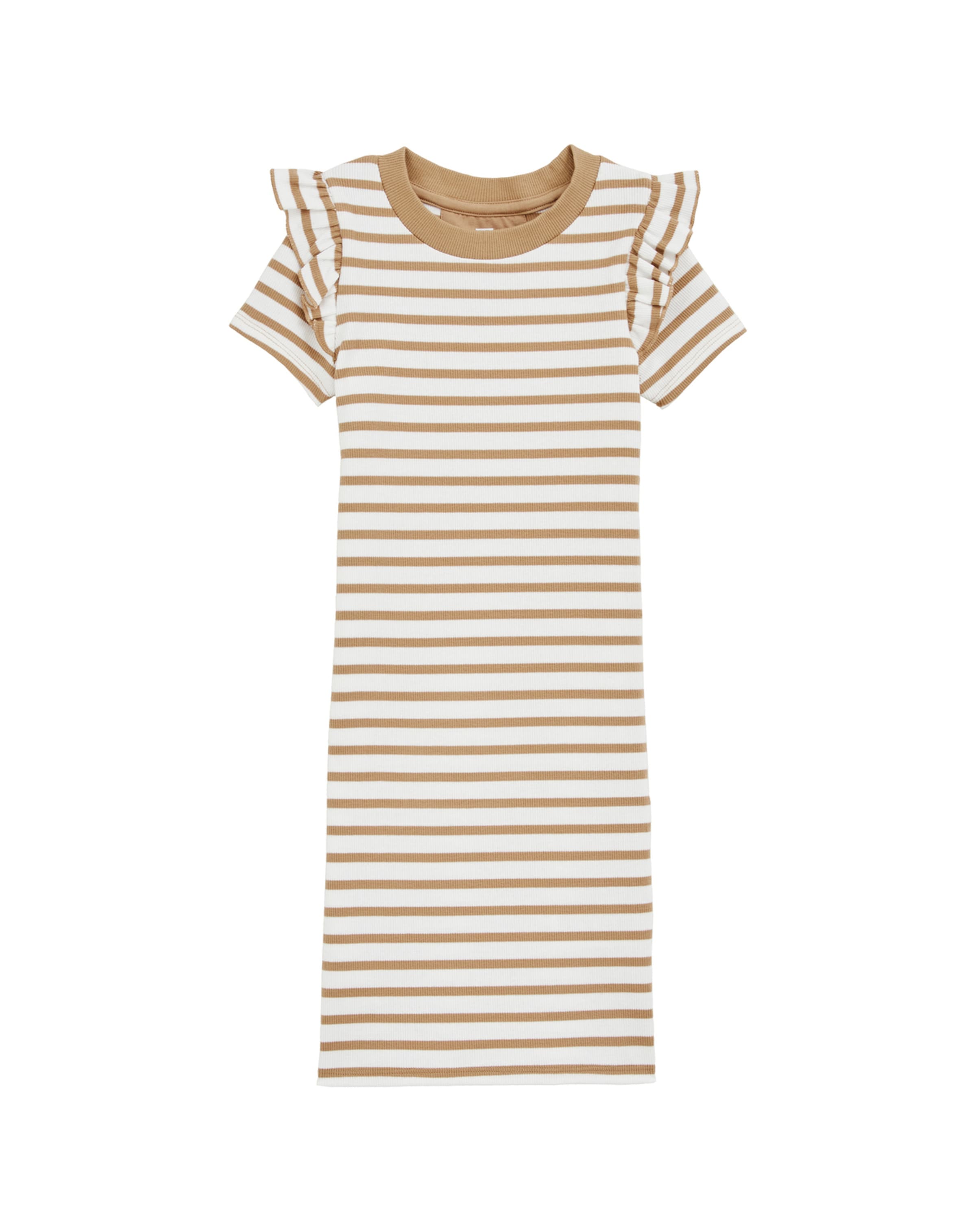 WE Fashion Šaty – béžová: přední strana