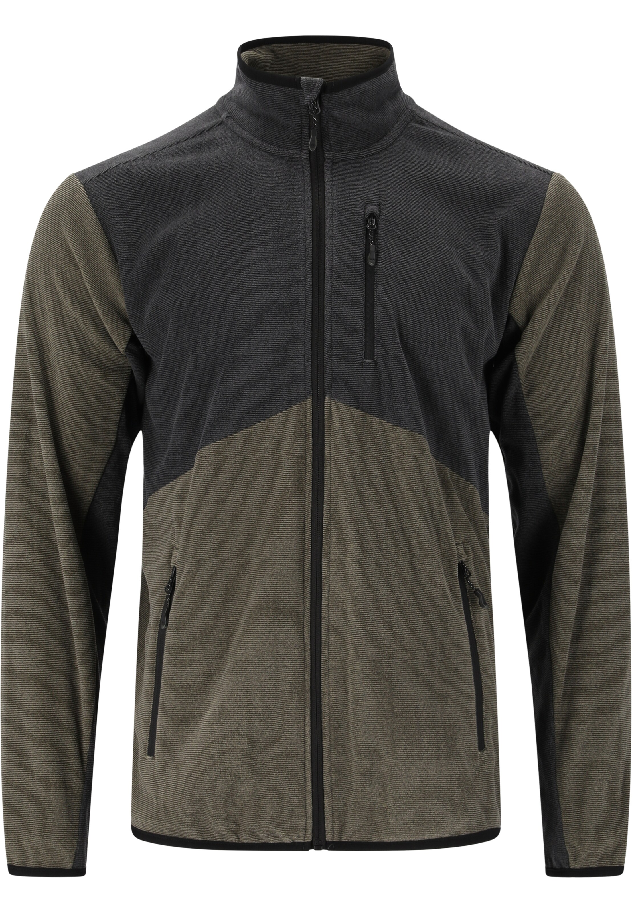 Whistler Funktionsfleecejacke 'Greyson' in Braun: Vorderseite