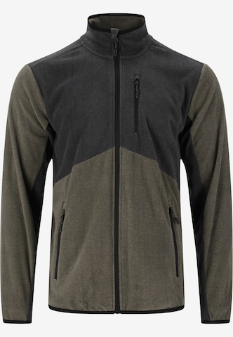 Whistler Athletic Fleece Jacket 'Greyson' in Brown: front