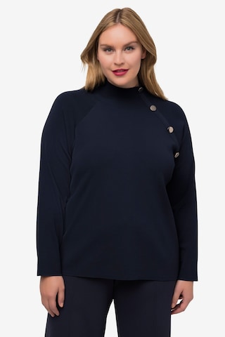 Pull-over Ulla Popken en bleu : devant