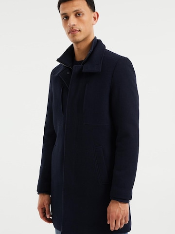 mėlyna WE Fashion Žieminis paltas