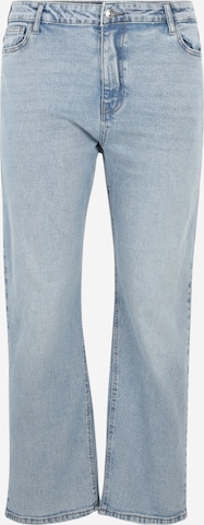 zils PIECES Curve Standarta Džinsi: no priekšpuses