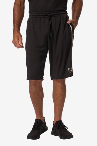 JAY-PI Loose fit Pants in Black: front