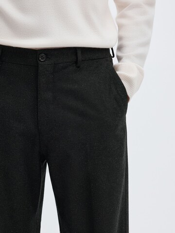 Regular Pantalon SELECTED en vert