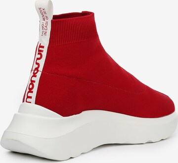 MONOSUIT High-Top Sneakers 'Let's Dance' in Red