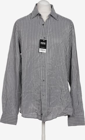 Zegna Button Up Shirt in XL in Grey: front