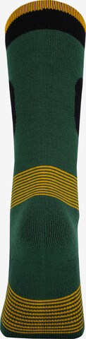 ZigZag Athletic Socks 'Tippy' in Green