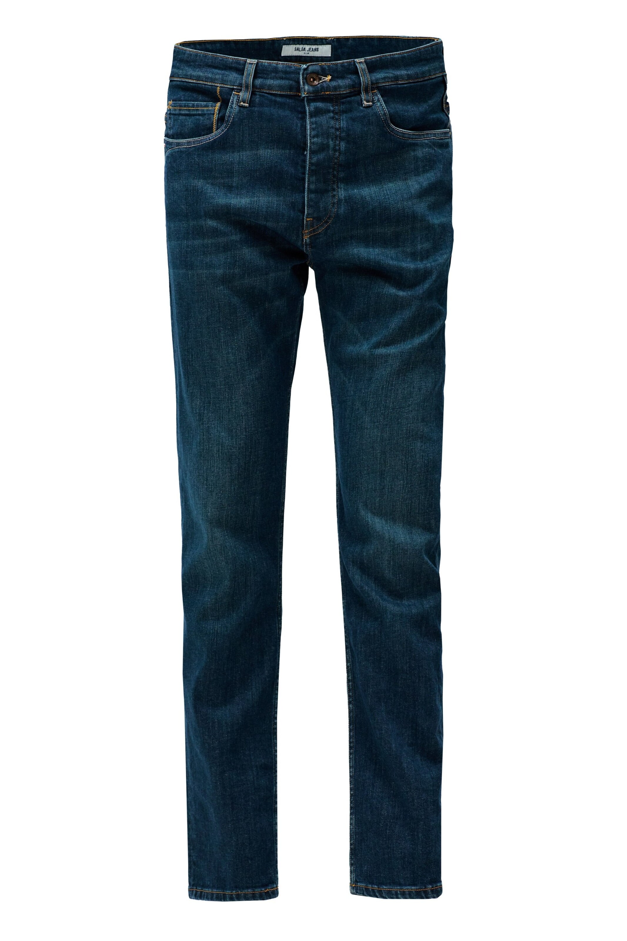 Salsa Jeans Slimfit Jeans in Blauw: voorkant