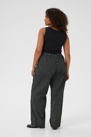 Loosefit Pantalon 'Eloana' KAFFE CURVE en noir