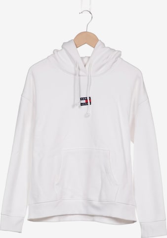 Tommy Jeans Kapuzenpullover XL in Weiß: predná strana