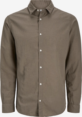 JACK & JONES Рубашка 'JJEBREEZE' в Коричневый: спереди