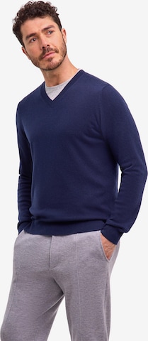 FALKE Pullover 'Pure Cashmere' in Blau: Vorderseite