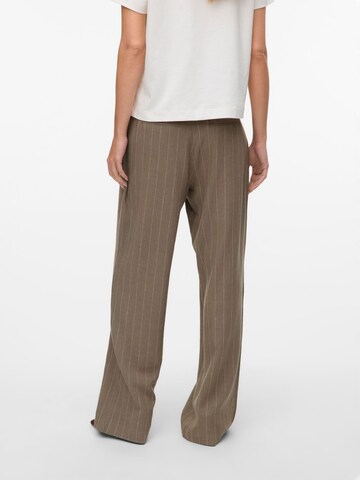 VERO MODA Wide Leg Hose 'VMMindy' in Braun