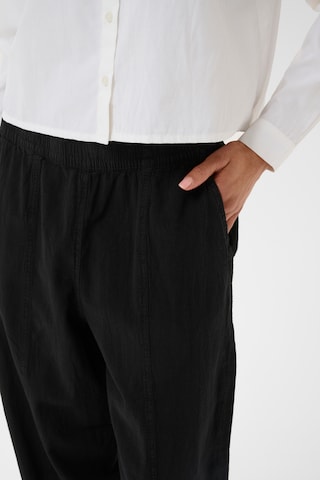 Kaffe Normální Kalhoty 'KAnaya' – černá