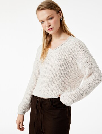 Koton Pullover in Weiß: Vorderseite