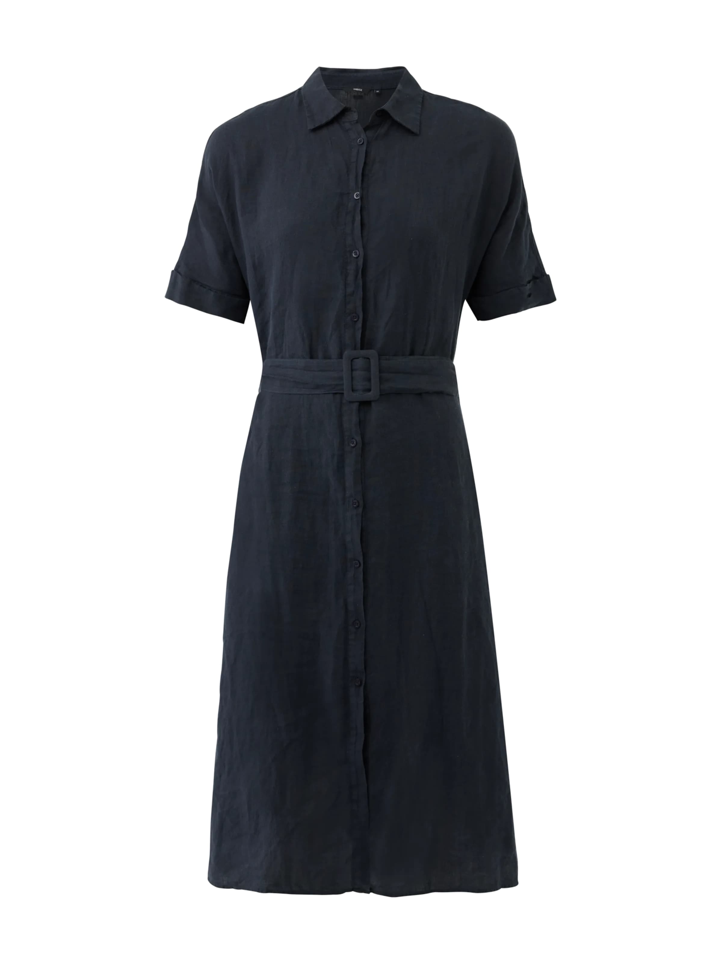 MEXX - Vestido camisero en negro: frente