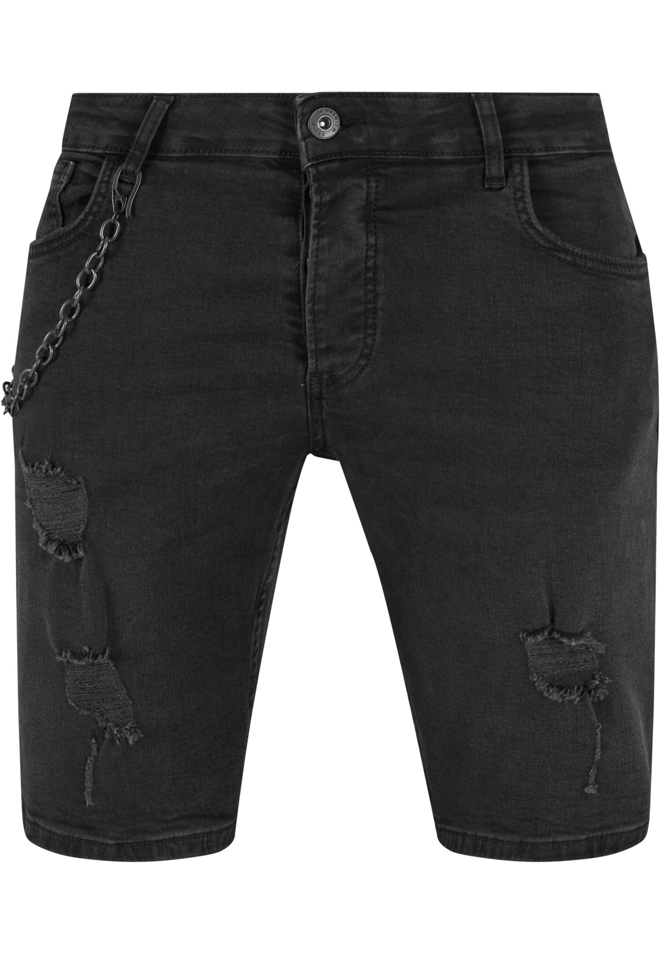 regular Jeans di 2Y Premium in nero: frontale