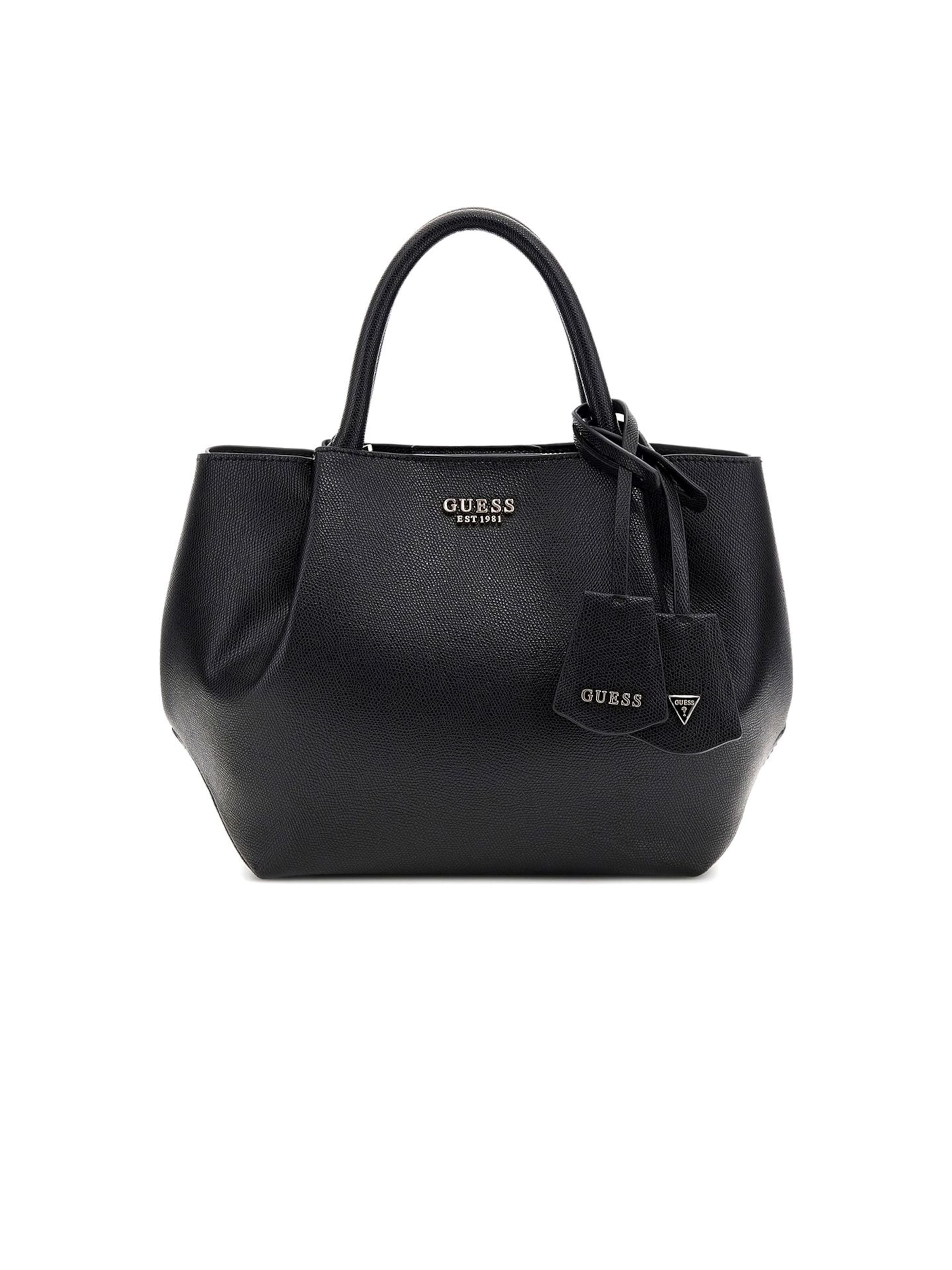 Sacs à main 'Amorette Girlfriend' GUESS en noir : devant