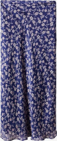 MANGO Rok 'Flori' in Blauw: voorkant