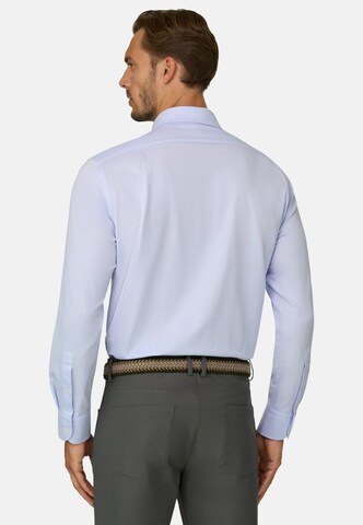 Coupe regular Chemise Boggi Milano en bleu