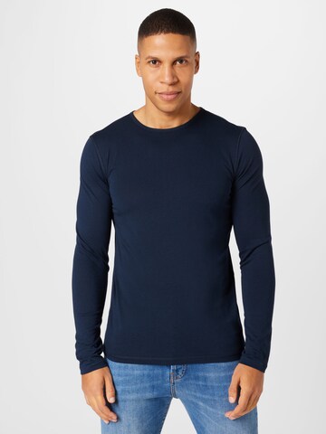 OLYMP Shirt in Blauw: voorkant