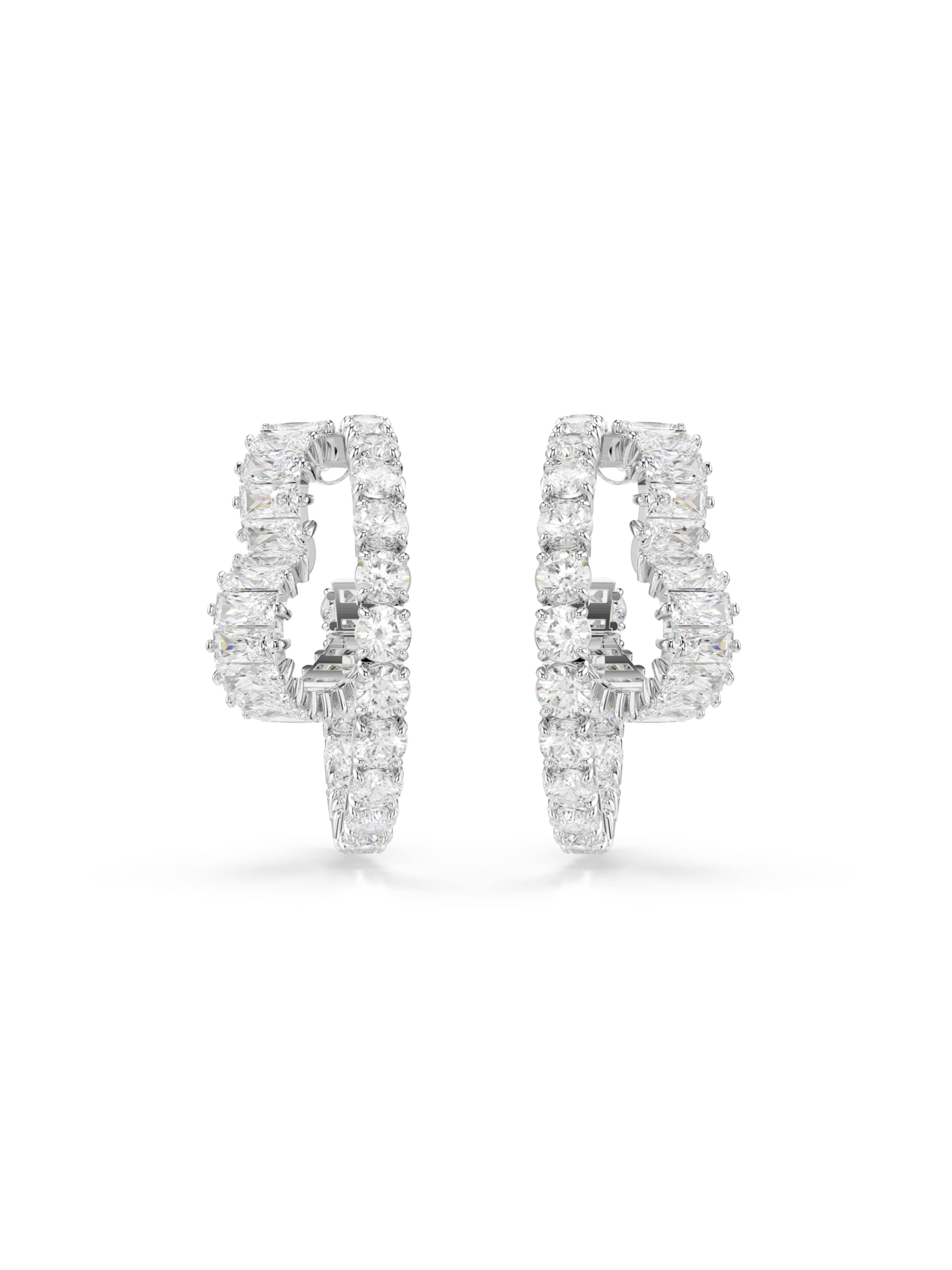 Swarovski Korvakoru 'Matrix' värissä hopea