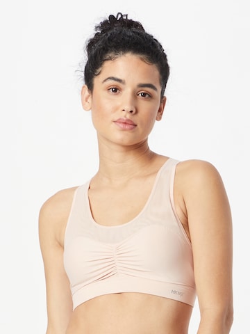 HKMX Bustier Sport bh 'The Elevate' in Roze: voorkant