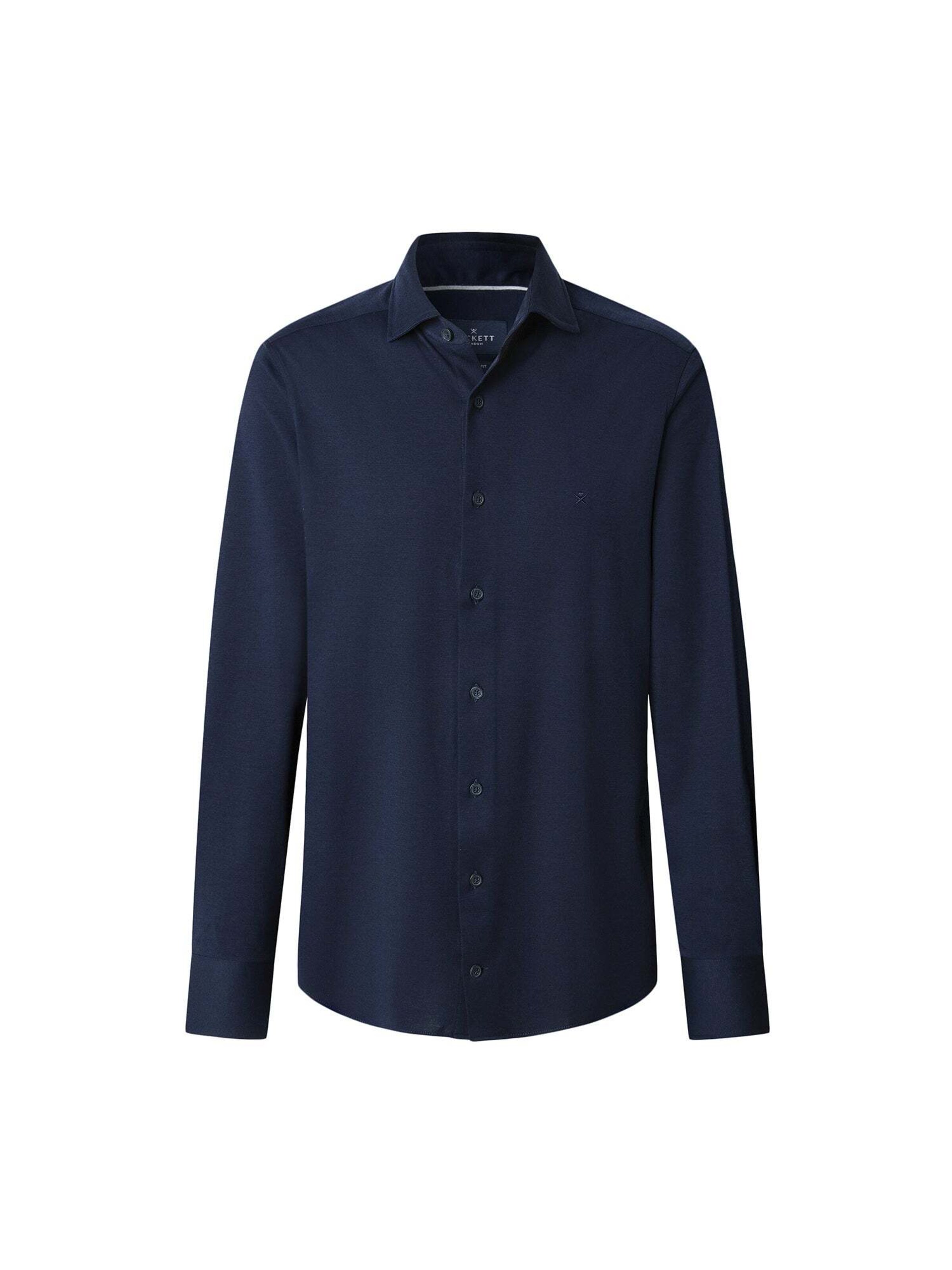 Hackett London Slim fit Overhemd in Blauw: voorkant