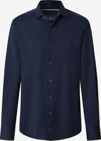 Hackett London Slim Fit Hemd in Blau: Vorderseite