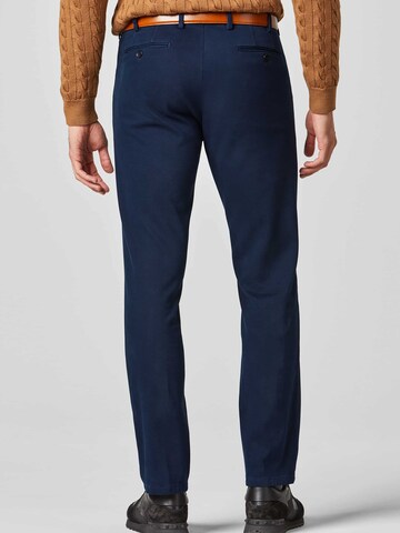 Regular Pantalon chino MEYER en bleu : devant