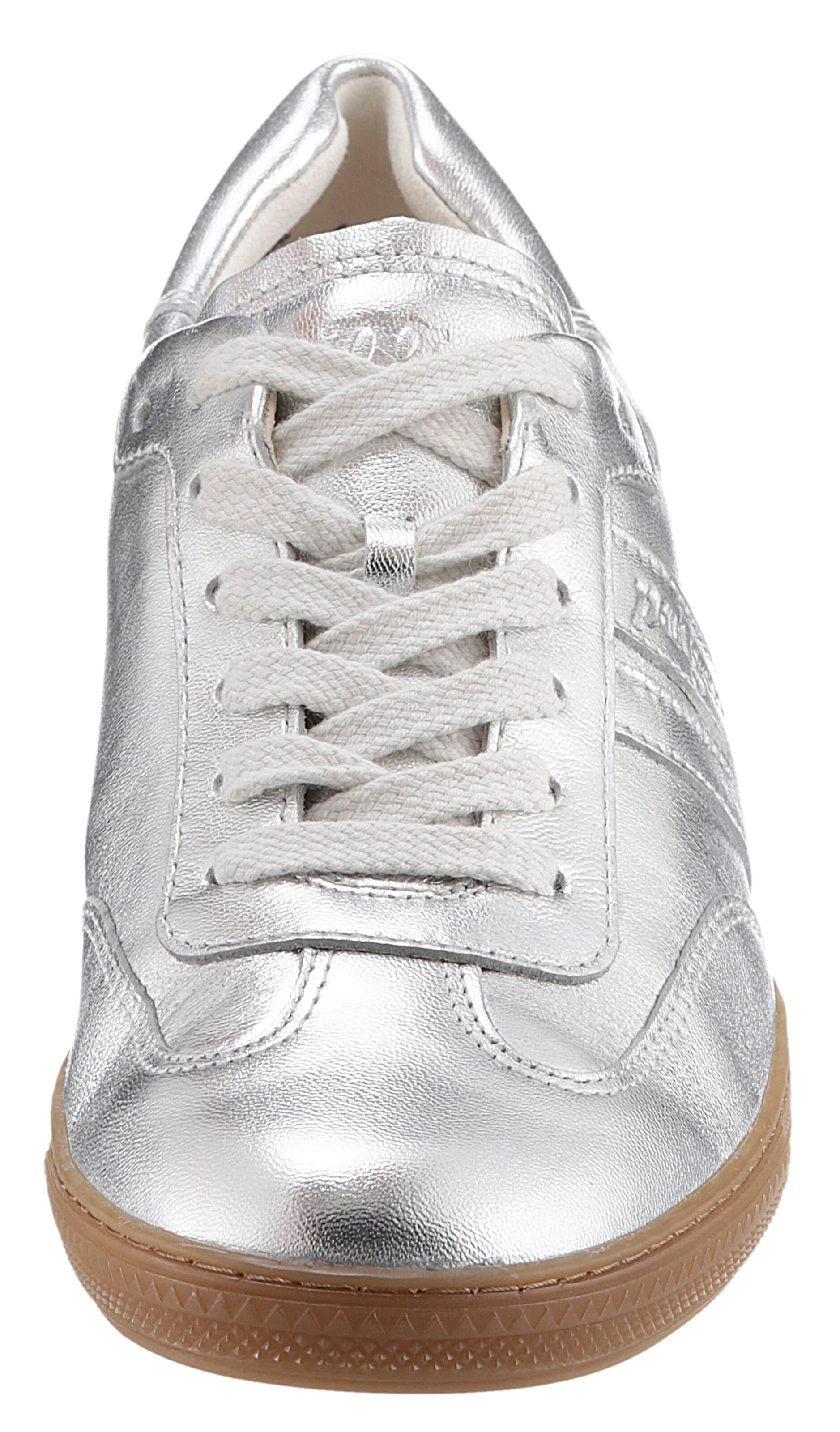 Baskets basses Paul Green en argent