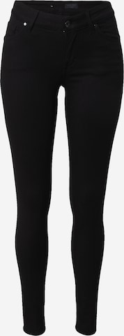 Tiger of Sweden Skinny Jeans in Black: front