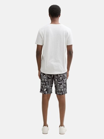 Loosefit Pantalon TOM TAILOR DENIM en noir